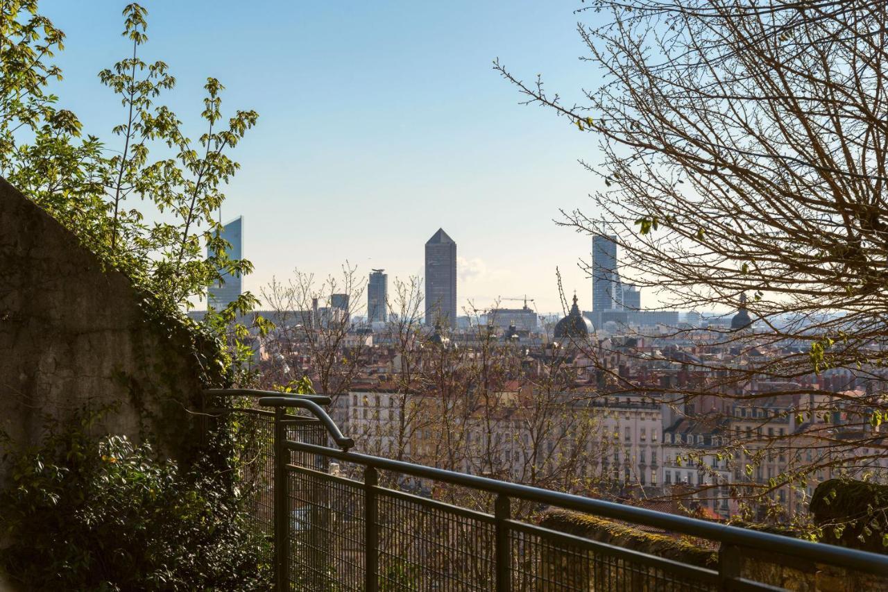Beau Duplex Avec Jardin Et Vue Apartment Lyon Exterior foto