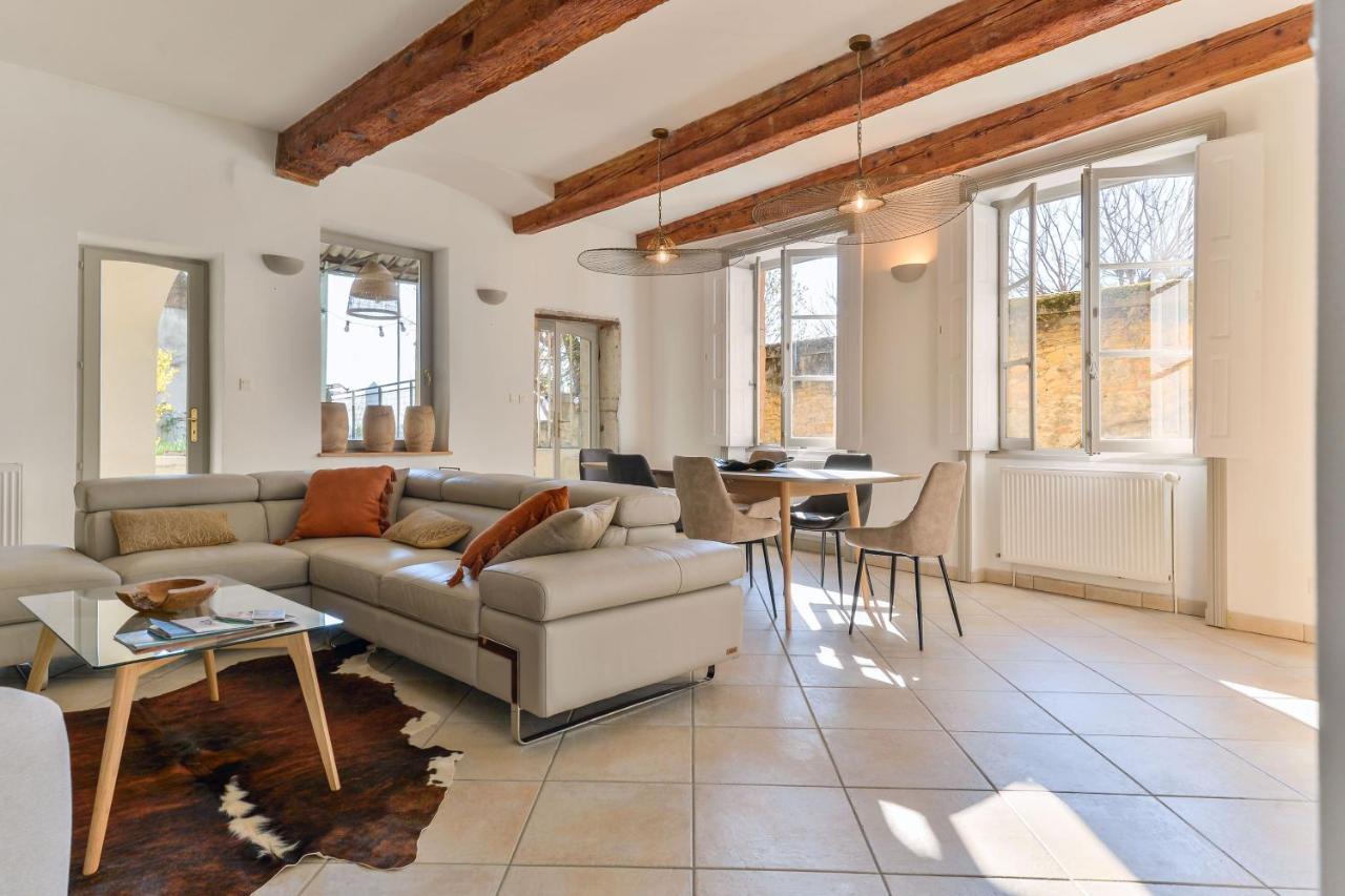 Beau Duplex Avec Jardin Et Vue Apartment Lyon Exterior foto