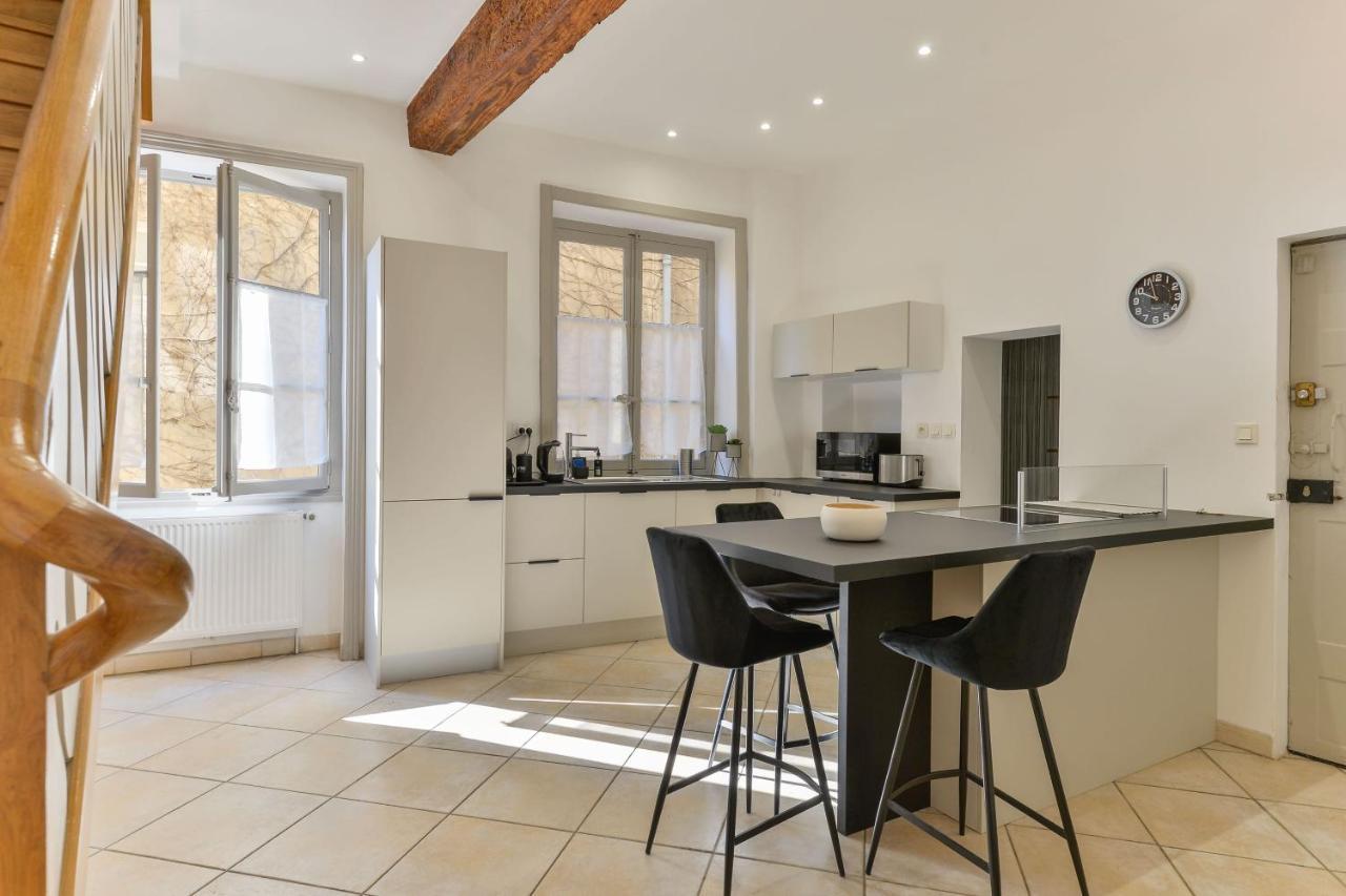 Beau Duplex Avec Jardin Et Vue Apartment Lyon Exterior foto